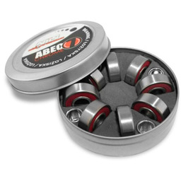 ŁOŻYSKA (8 szt) OPAK. METAL ABEC-7 RS RED