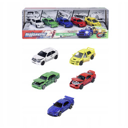 MAJORETTE JAPAN SERIES JDM LEGENDS 5-PAK PIĘCIOPAK POJAZDÓW