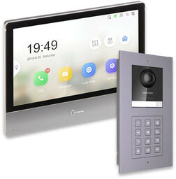 Zestaw wideodomofonowy IP Hikvision: Monitor 7" LCD DS-KH8350-WTE1