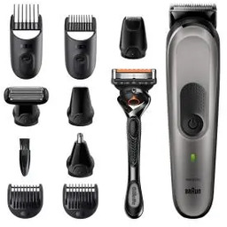 Braun MGK7320 BLK/SILV 8 nasadek 100min Trymer wielofunkcyjny