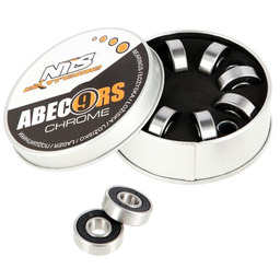 ŁOŻYSKA (8 szt) OPAK. METAL ABEC-9 RS GRAPHIT