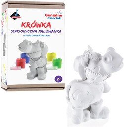 Sensoryczna malowanka Krówka do malowania palcami - Askato