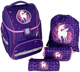 FaBAG 78085-074 - 5-częściowy zestaw tornistra Unicorn/Butterfly