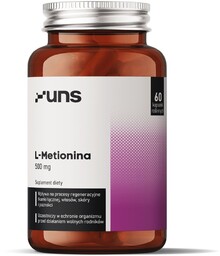 Suplement diety, L-METIONINA 60 vege kaps.