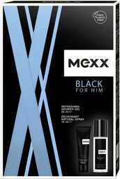 Mexx Black For Him SET: Dezodorant w sprayu