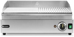 GRILL ELEKTRYCZNY KONTAKTOWY PŁYTA KITCHEN LINE 1/2 GŁADKA