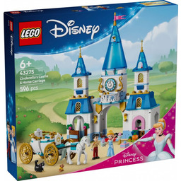 Lego Klocki Disney 43275 Zamek Kopciuszka i kareta
