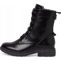 Jana Botki Damskie Czarne Na Zamek Klasyk 41