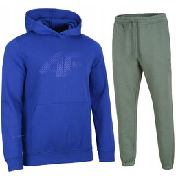 4F OCIEPLANY MÄSKI DRES BAWEĹNA KOMPLET BLUZA SPODNIE