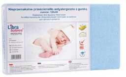 Libra-Babies Prześcieradło nieprzemakalne 120x60cm niebieskie