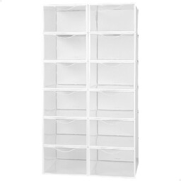AKTIVE Max Home Plastikowe pudełka na buty, zestaw