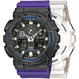 G-SHOCK SET GA-100B-7AER + BEZEL 10467795 + PASEK