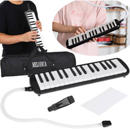 Instrument muzyczny Melodyka Harmonijka klawiszowa etui dwa ustniki