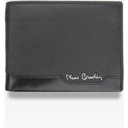 Pierre Cardin, Portfel skórzany męski, Tilak37 8804, czarny,