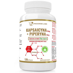 PROGRESS LABS Kapsaicyna+Piperyna 120caps