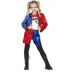 Strój dla dzieci Harley Quinn kurtka spodnie 3-4