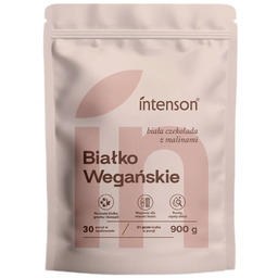 Białko Wegańskie suplement diety Biała Czekolada z Malinami