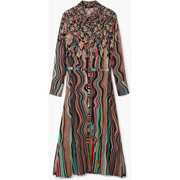 Koszulowa sukienka midi