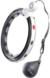 HULA HOP BLACK Z MAGNESEM I OBCIĄŻNIKIEM +