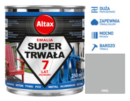 Altax Super Trwała Emalia 250ml Popiel