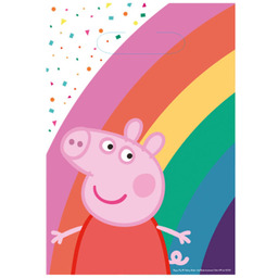 Torebki prezentowe Świnka Peppa - 8 szt.