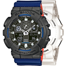 G-SHOCK SET GA-100B-7AER + BEZEL 10467795 + PASEK