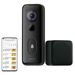 XIAOMI Zestaw wideodomofonowy Doorbell 3S 46068 Wi-fi Czarny