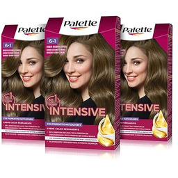 Palette Intensive Creme Color 6-1 ciemny blond popiół,