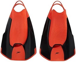 Speedo Unisex Fastskin Kickfin, trening pływacki, czarny/czerwony syrena,