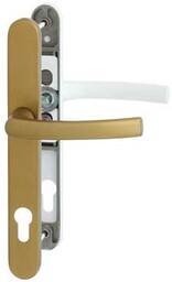 Klamka drzwiowa 30A/1006 na szyldzie PZ biel/F4 stare