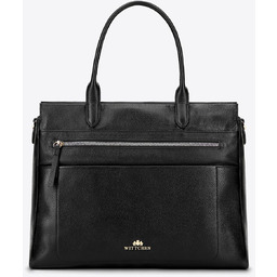 Damski kuferek ze skóry naturalnej o fakturze groszkowej