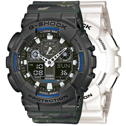 G-SHOCK SET GA-100B-7AER + BEZEL 10467795 + PASEK