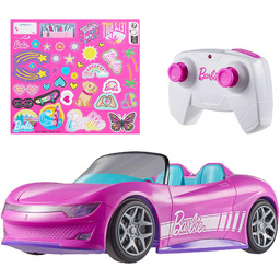 Hot Wheels RC Barbie Zdalnie sterowany samochód Różowy