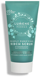 Lumene Puhdas, głęboko oczyszczający peeling brzozowy do twarzy,