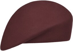 Beret z Filcu Fabiana by Lierys, bordowy, One