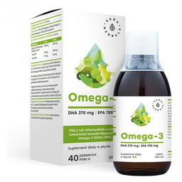 AURA HERBALS Omega-3 DHA+ EPA w płynie 200