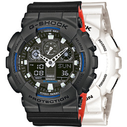 G-SHOCK SET GA-100B-7AER + BEZEL 10467795 + PASEK