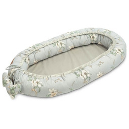 Sensillo KOKON VELVET LILIA SZARY 80x45 + PODUSZKA