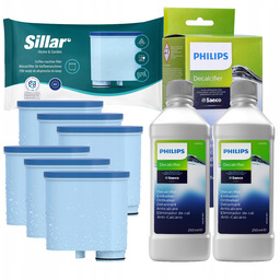 Sillar 6x filtr do ekspresu Saeco Philips odkamieniacz