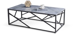 ława universe 2 popielaty marmur / czarny halmar