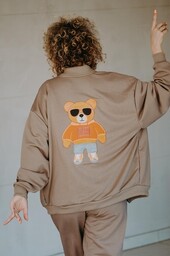 Pakamera Bluza oversize rozpinana Barry Teddy