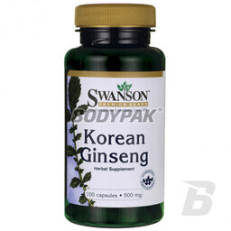 Swanson Ginseng - Żeń-Szeń 500mg 100 kaps