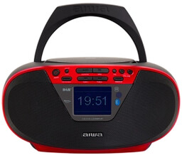 Aiwa Boombox BBTU-500DAB/RD Bluetooth DAB+ Czerwony Radioodtwarzacz CD