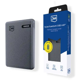 3mk Pocket Powerbank 5000 mAh 12W USB 1C
