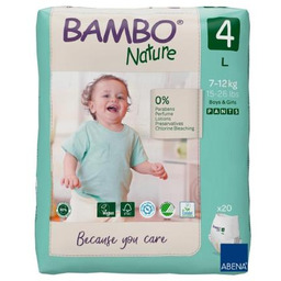 BAMBO Nature PANTS Pieluchomajtki 4 (L 7-12kg), 20