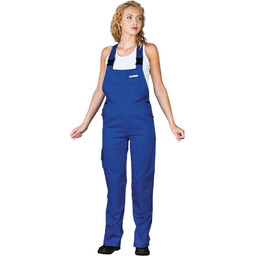 LH-WOMBISER - Spodnie ochronne damskie ogrodniczki - niebieski