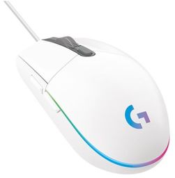 Mysz przewodowa LOGITECH G102 Lightsync Biały