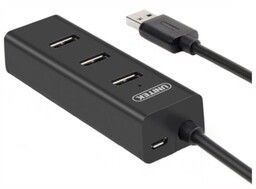 Unitek Hub 4-porty USB 3.0 czarny