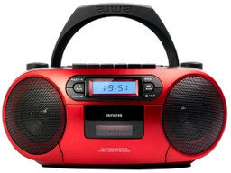 Aiwa Boombox BBTC- 550RD Bluetooth Czerwony Radiomagnetofon CD