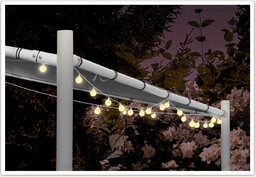 Zewnętrzne oświetlenie LED String lights, 80 żarówek